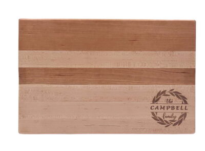 Personalized Maple/Cherry Cutting Board