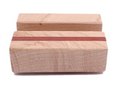 Padauk Business Card Holder