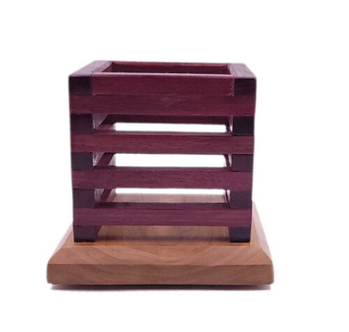 Purple Heart Pen Holder